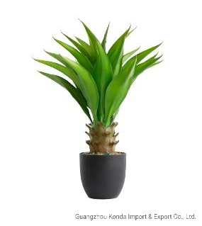 Hot Selling Plastic Agave Shrubs Decorative Artificial Agave Bonsai Plant Sale